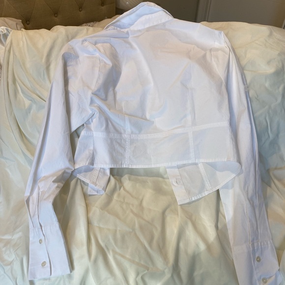 Abercrombie white button up. Extra small - Picture 2 of 2